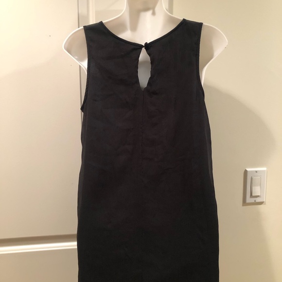 Forever 21 Black layered dress. Sheer top Size 6 - Picture 4 of 5